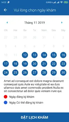 Đăng ký khám - BV ND GIA ĐỊNH android App screenshot 3